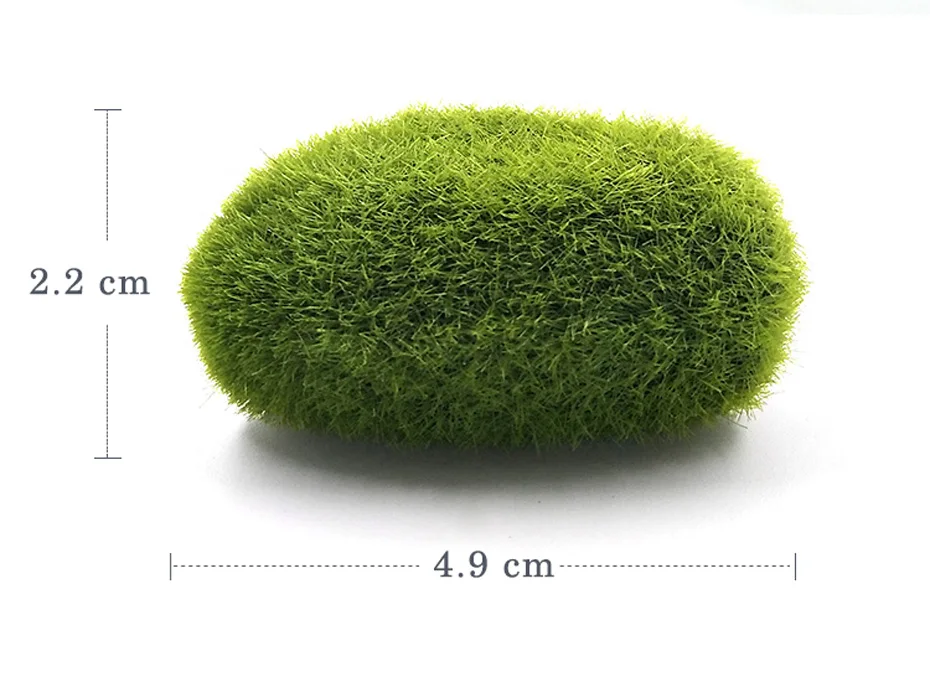 Detalle del tamaño y textura de las piezas de decoración en miniatura