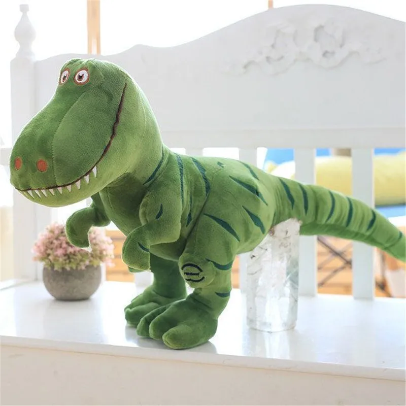 Peluche de dinosaurio tiranosaurio suave de dibujos animados bonito - imagen 5