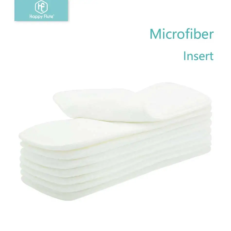HappyFlute Insertos microfibra pañales tela – Alta absorción bebé - imagen 3