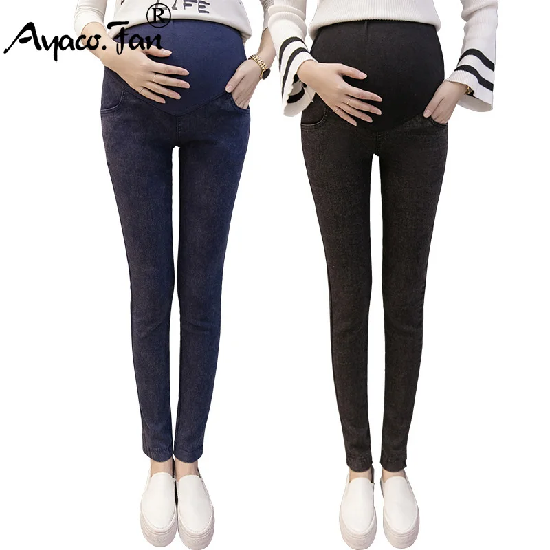 Pantalones vaqueros maternity elásticos para embarazadas - imagen 4