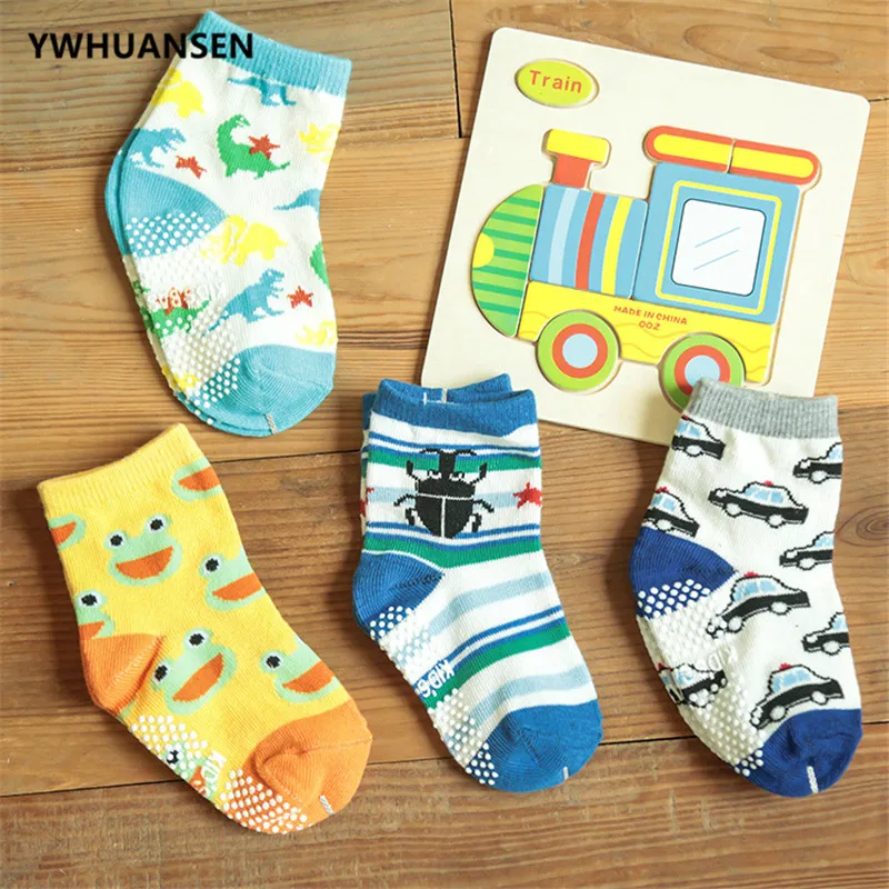 YWHUANSEN Calcetines antideslizantes para bebé - imagen 4