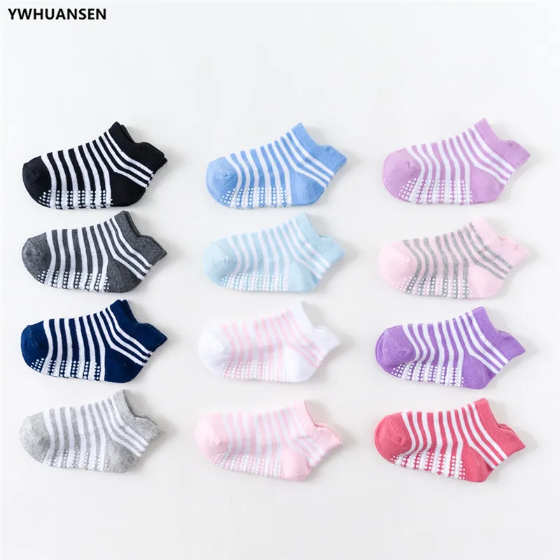 Calcetines antideslizantes de algodón para niños 0-6 años náuticos - imagen 4