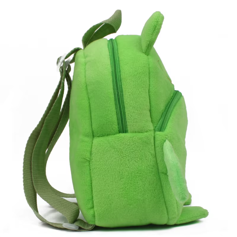Frog-Mini mochila escolar para bebé – Felpa suave y divertida - imagen 4