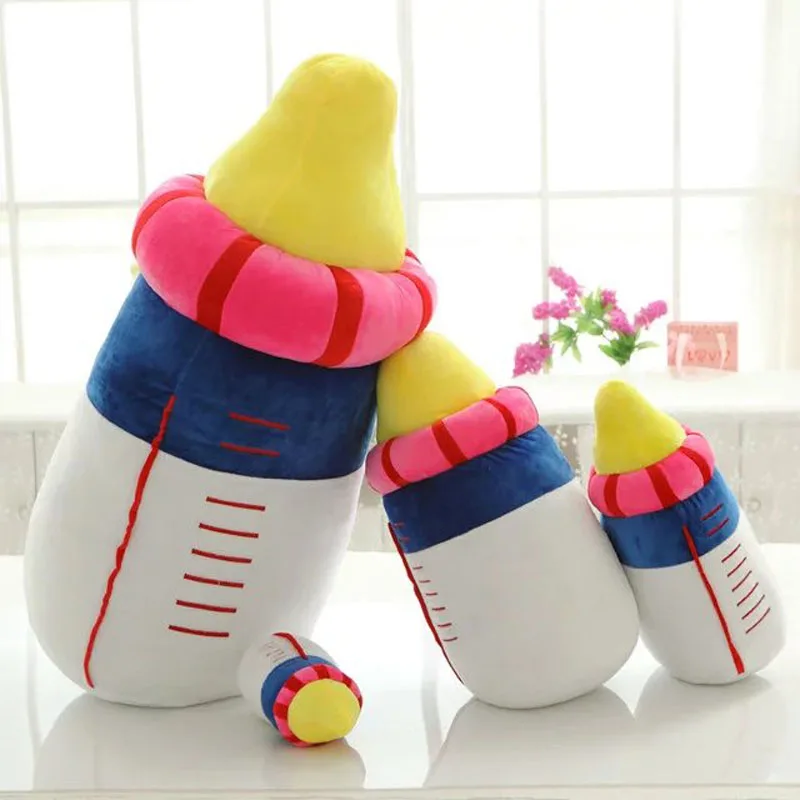 Biberón de peluche almohada suave para niños, Día del Niño - imagen 3