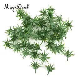 Kit de diorama con tierra y plantas para maquetas de tren