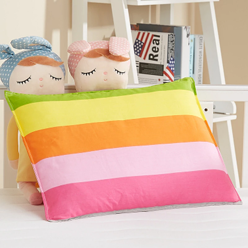 Almohada de viaje suave de algodón para bebé 1 a 6 años - imagen 3