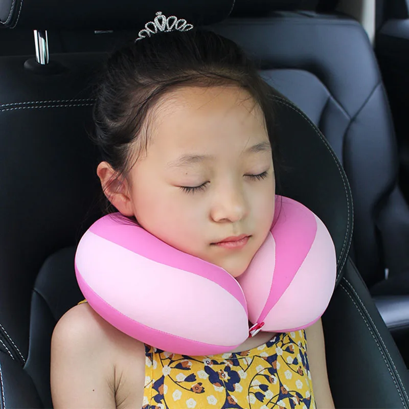 Reposacabezas de viaje ergonómico forma U para bebé - imagen 4