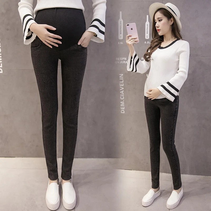 Pantalones vaqueros maternity elásticos para embarazadas - imagen 2