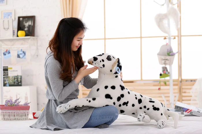 Perro dálmata gigante en un entorno cotidiano