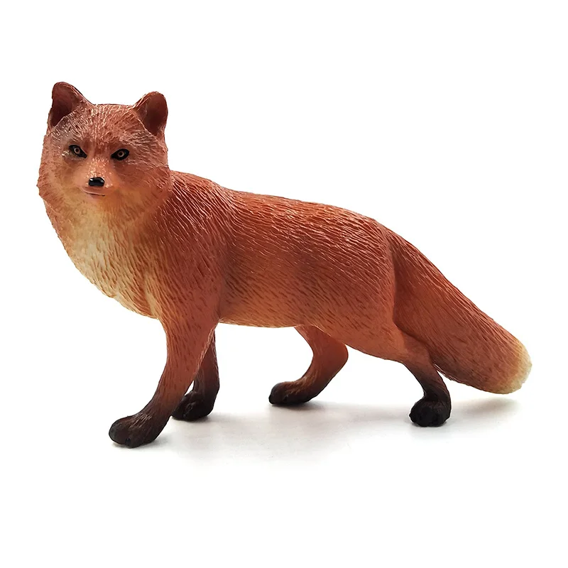 Figura de zorro rojo y blanco para decoración del hogar y jardín - imagen 2