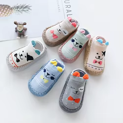 Calcetines antideslizantes para bebe con suela de goma ajuste comodo