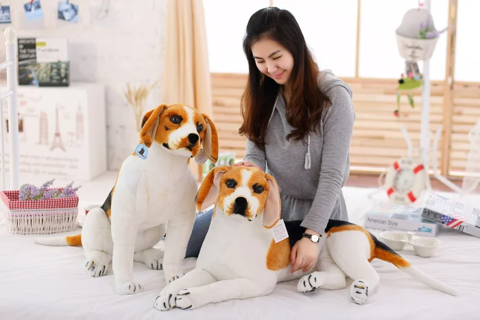 Juguete de peluche para perros con acabado realista