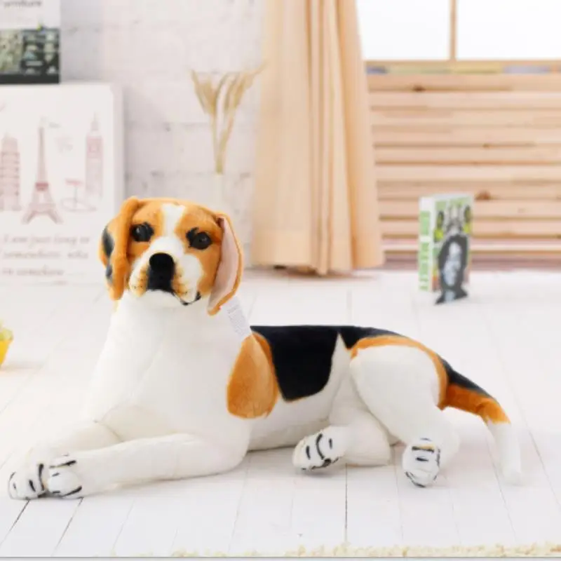 Peluche realista de Beagle gigante para niños y mascotas - imagen 3