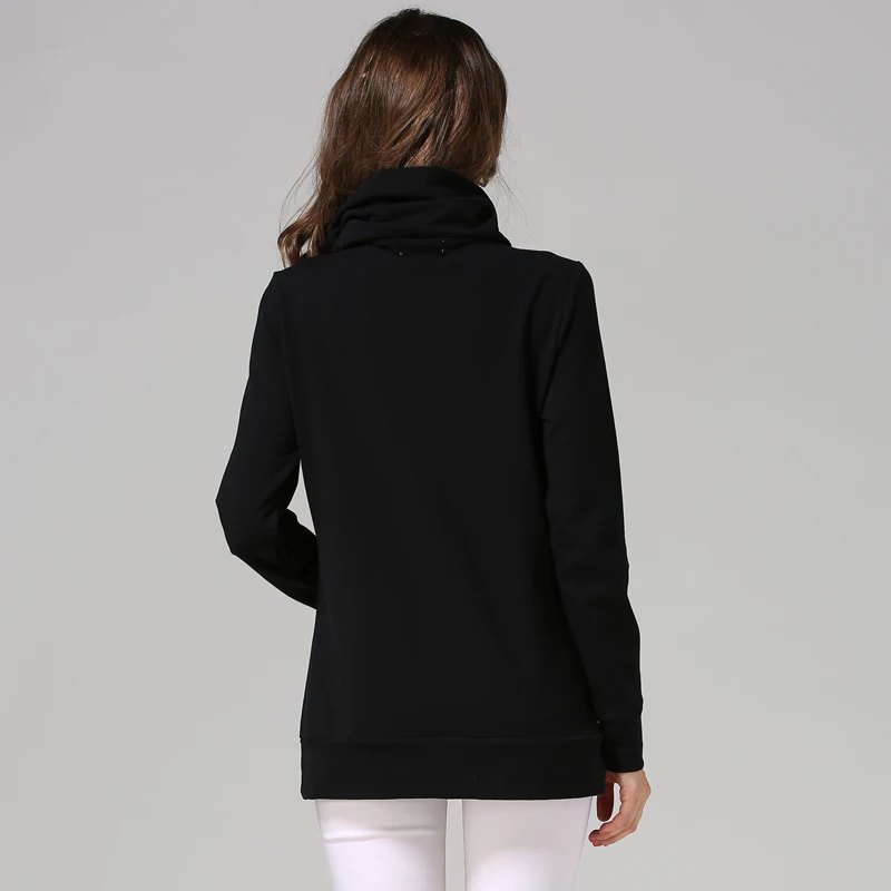 Sudadera de embarazo con capucha y algodón elástico - imagen 4