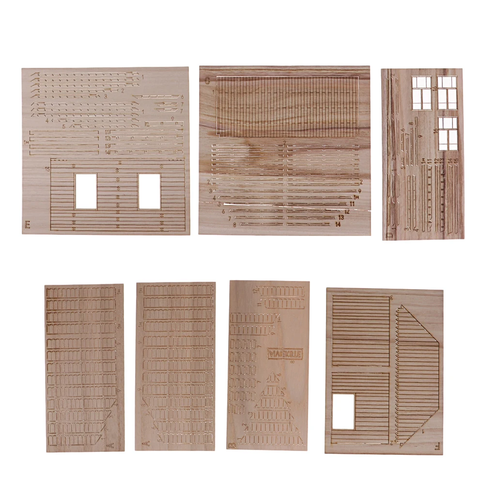 Detalle de las piezas de madera