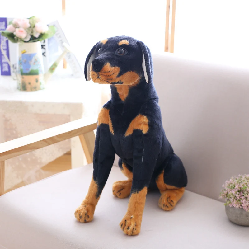 Peluche de perro negro tierno para regalar, suave y blandito - imagen 5