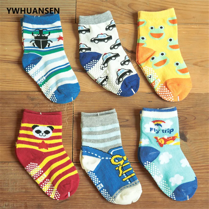 YWHUANSEN Calcetines antideslizantes para bebé - imagen 3