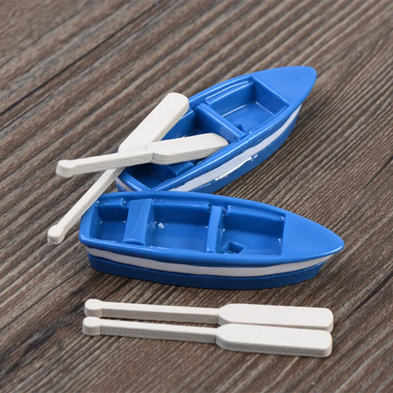 Figuras en resina azul para hogar y acuario – jardín de hadas - imagen 5