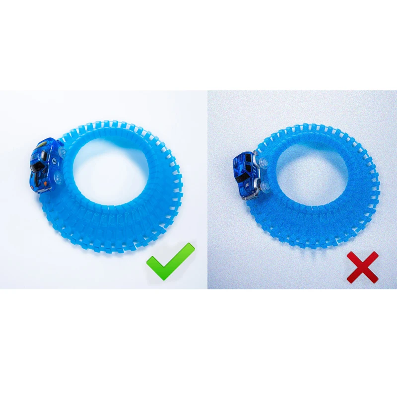 Pista de carreras brillante con luces LED - Juguete coche para niños - imagen 3