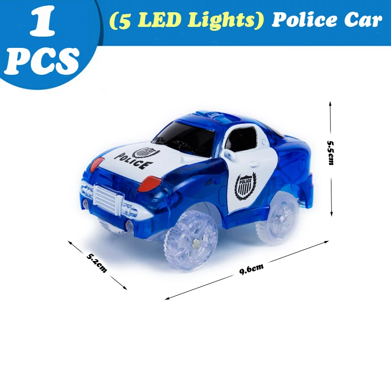 Pista de carreras infantil con coche – Set brillante flexible - imagen 4