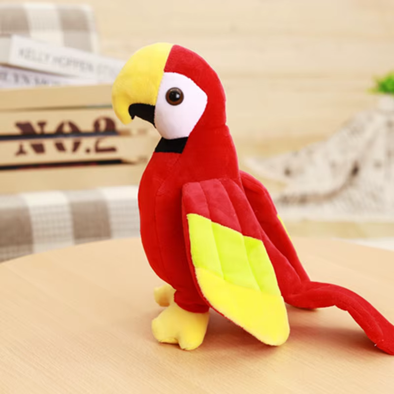 Peluche de guacamayo realista suave para bebé y niños - imagen 4
