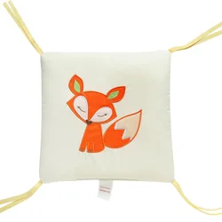 Juego de cama algodón bebé con protector cuna y cojín trasero