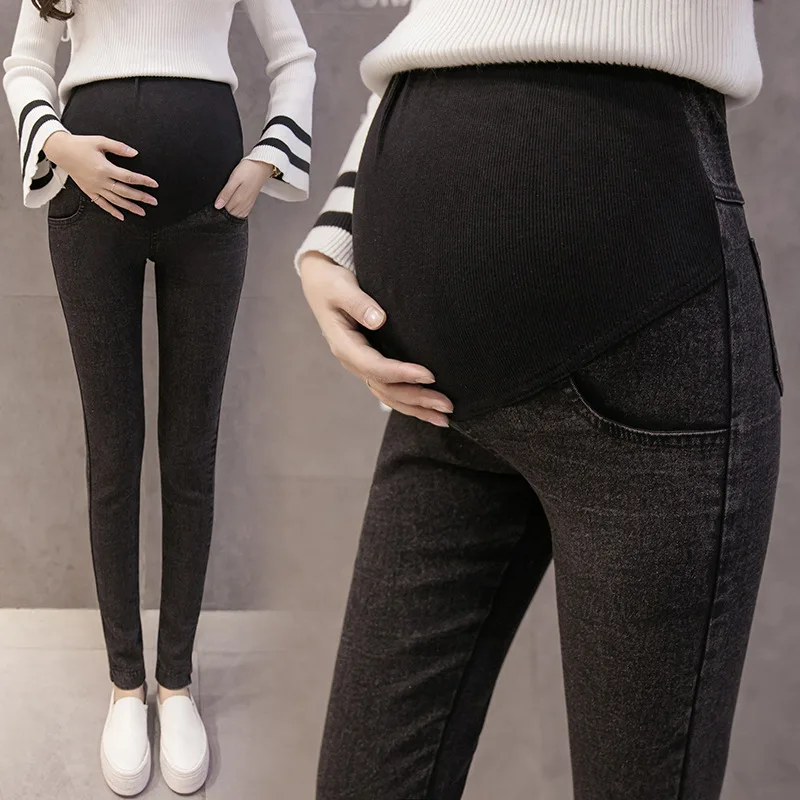 Pantalones vaqueros maternity elásticos para embarazadas - imagen 3