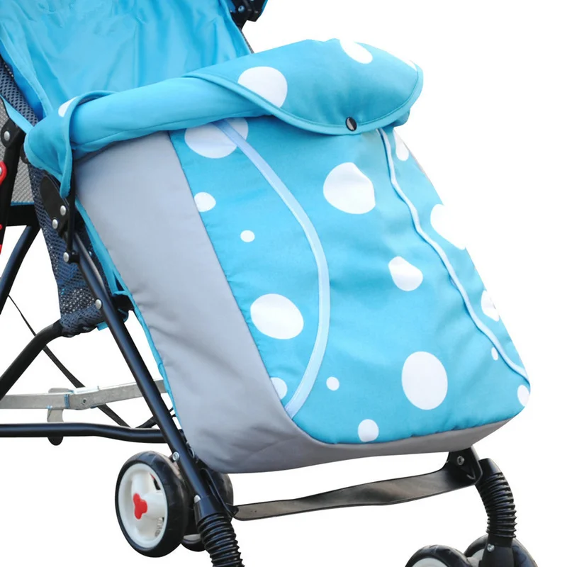 Funda de pie acolchada para cochecito bebé – Invierno cortaviento - imagen 4
