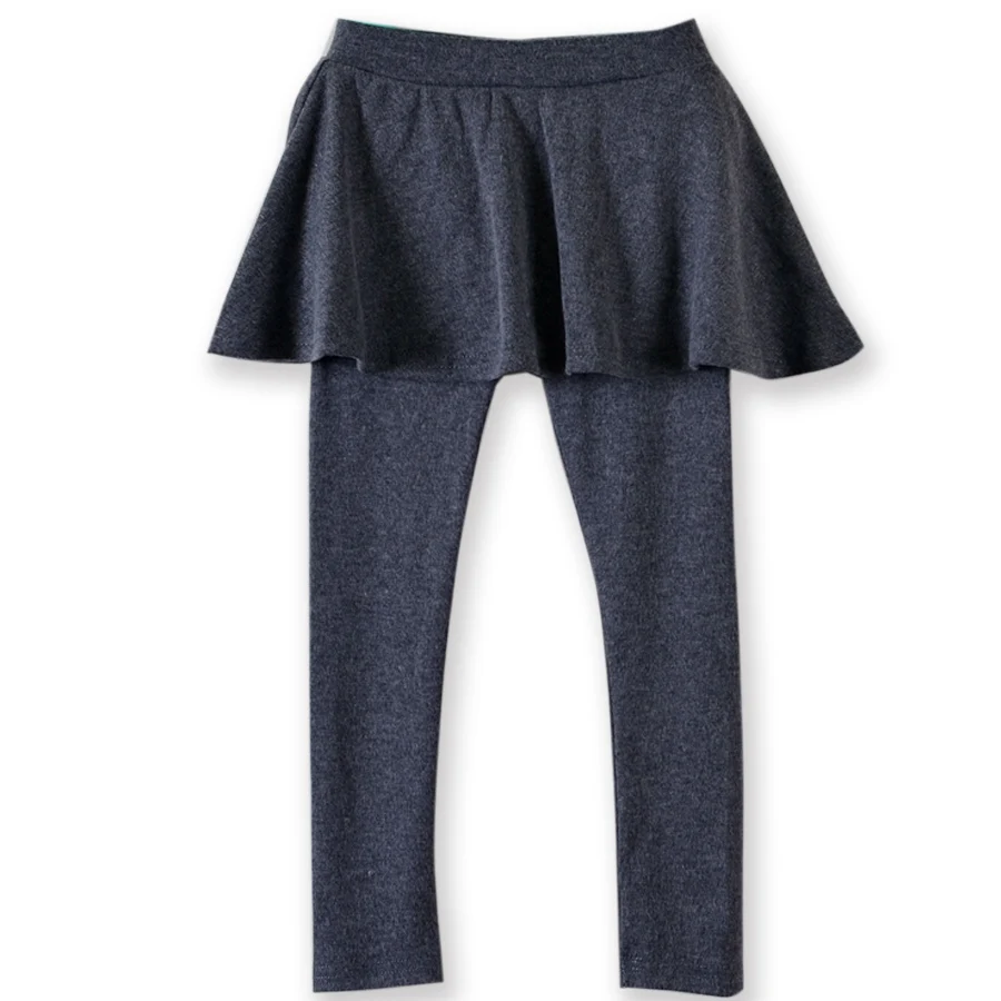 Leggings falda tableada de punto para niña – Estilo romántico - imagen 4