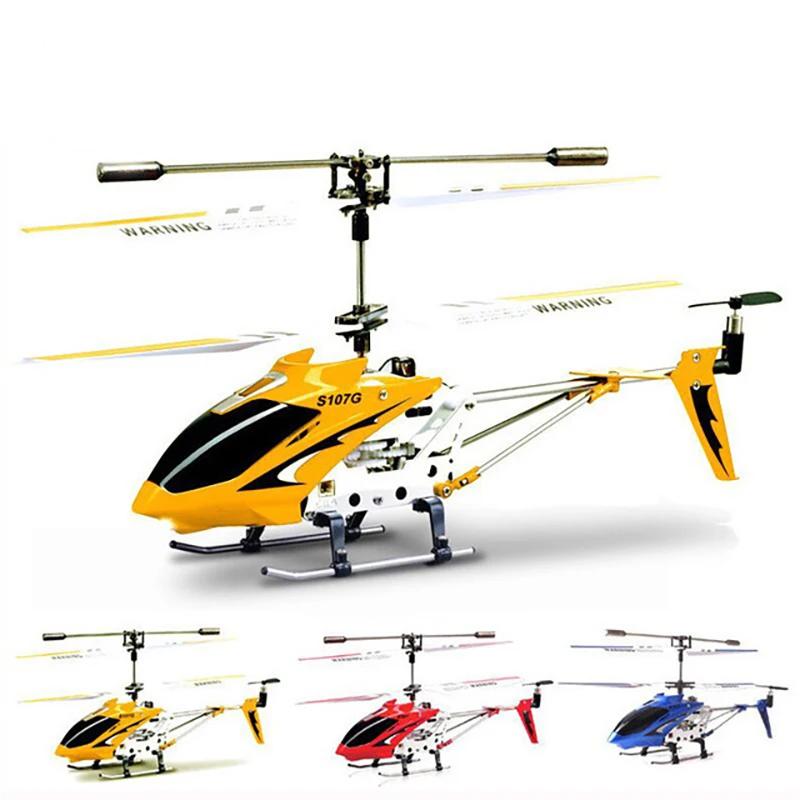 Helicóptero RC Syma S107G con giroscopio - Anticolisión y anticaída