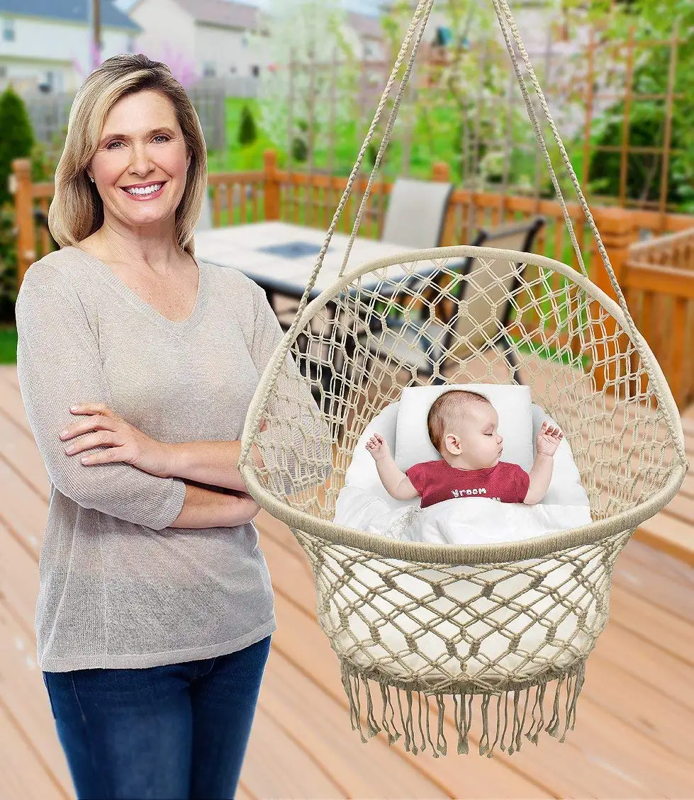 Cuna colgante tipo hamaca para dormir