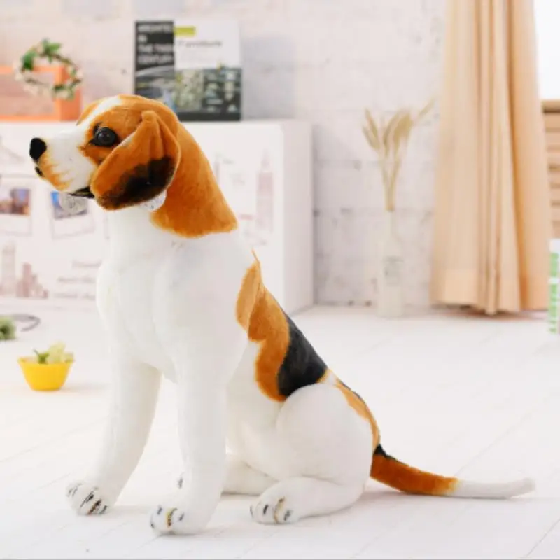 Peluche realista de Beagle gigante para niños y mascotas - imagen 2
