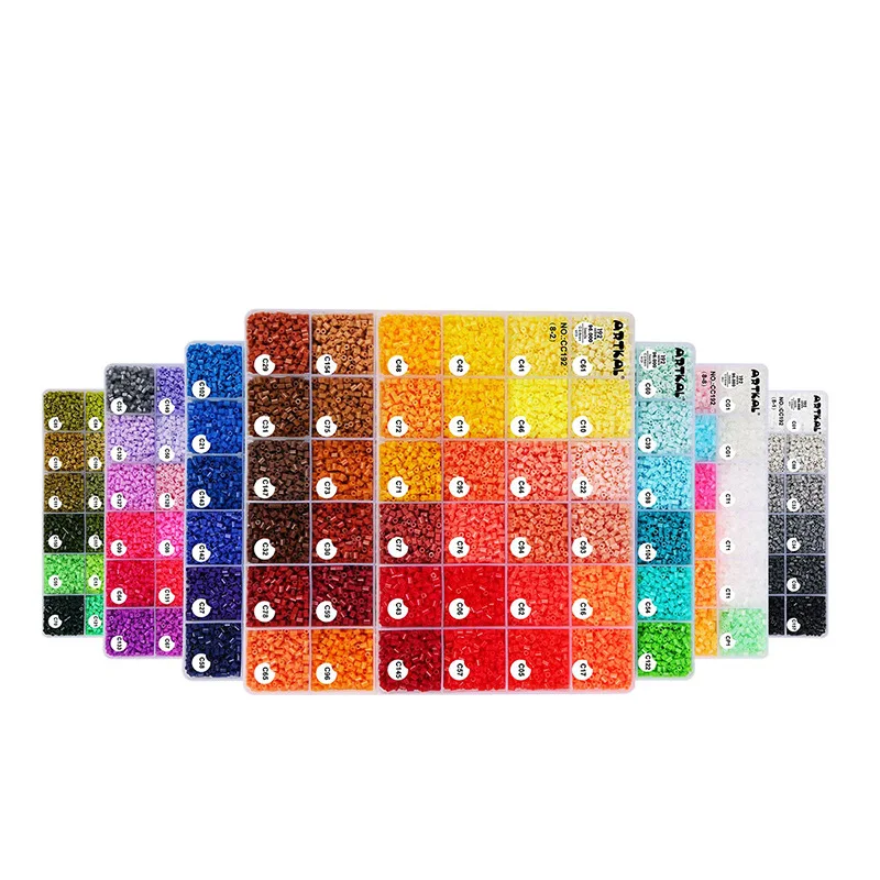 Kit cuentas Perler 72 colores para niños - DIY creativo - imagen 3