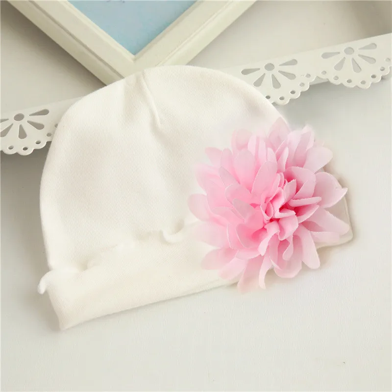 Gorro bebé recién nacido de algodón suave estilo princesa - imagen 5