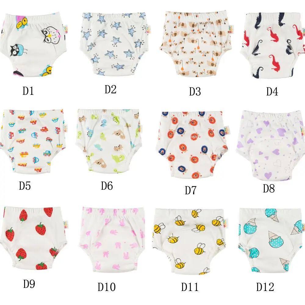 Pantalones de entrenamiento impermeables en algodón suave para niños