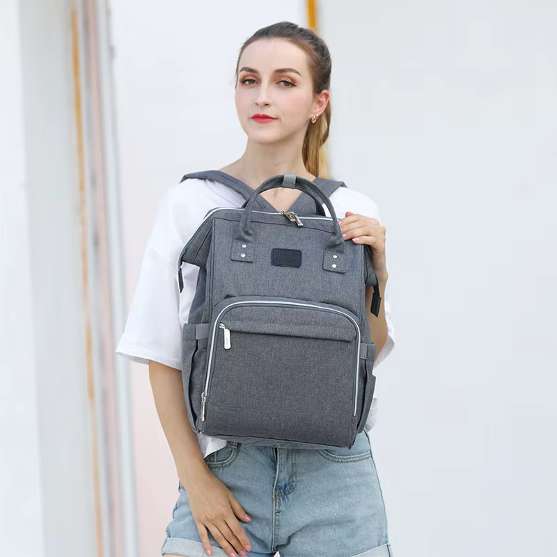 Mochila pañales impermeable gran capacidad cambiador para bebé - imagen 2