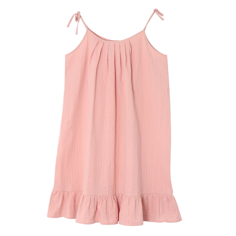 Pijama premamá de algodón tipo camisón para mujer - imagen 5