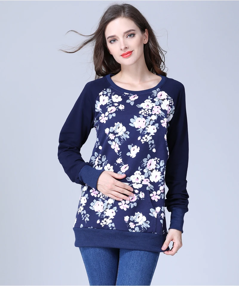 Estampado floral y estilo otoñal