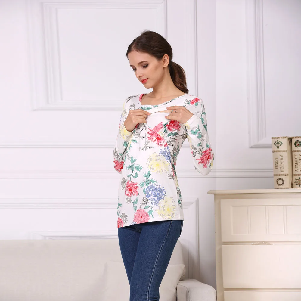 Emotion Moms camisa de maternidad manga larga para lactancia - imagen 4