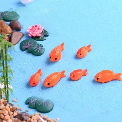 Figuras de peces rojos en resina – Decoración de jardín infantil