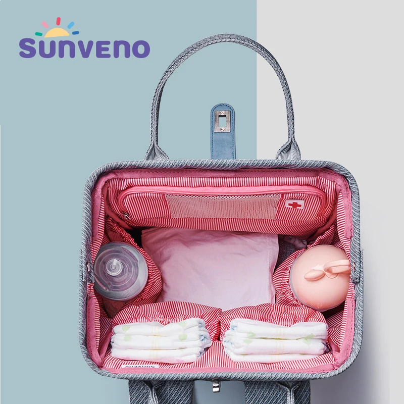 Bolso maternal impermeable de gran capacidad para pañales – Viajes - imagen 2