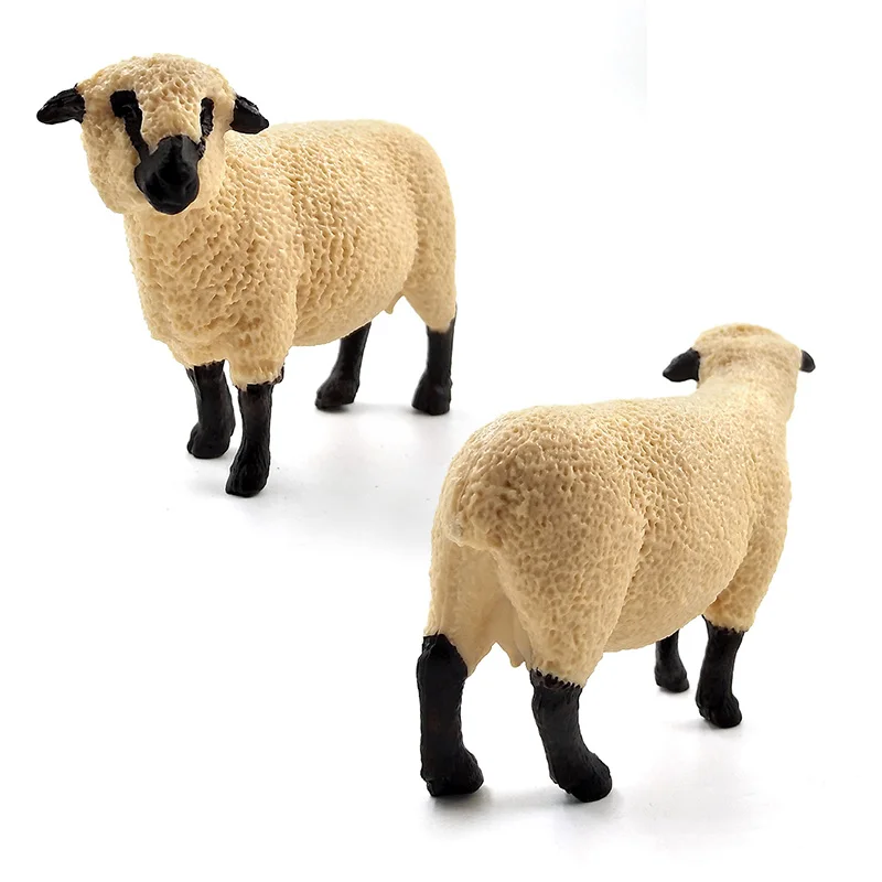 Figura de animales mini para jardín de hadas: lobo y ovejas - imagen 5