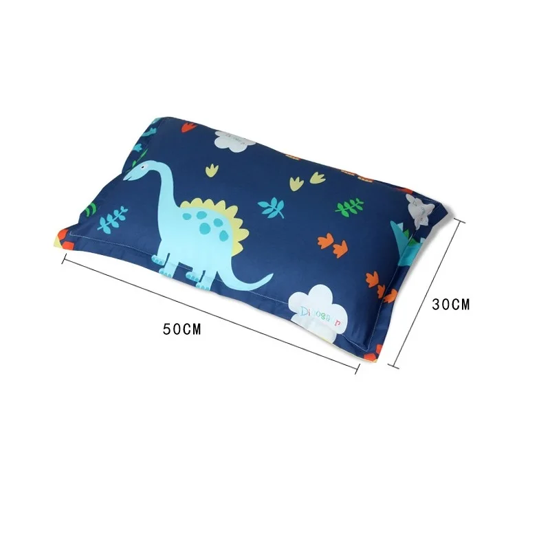 Funda de almohada infantil de algodón con dibujos suaves para bebé - imagen 3