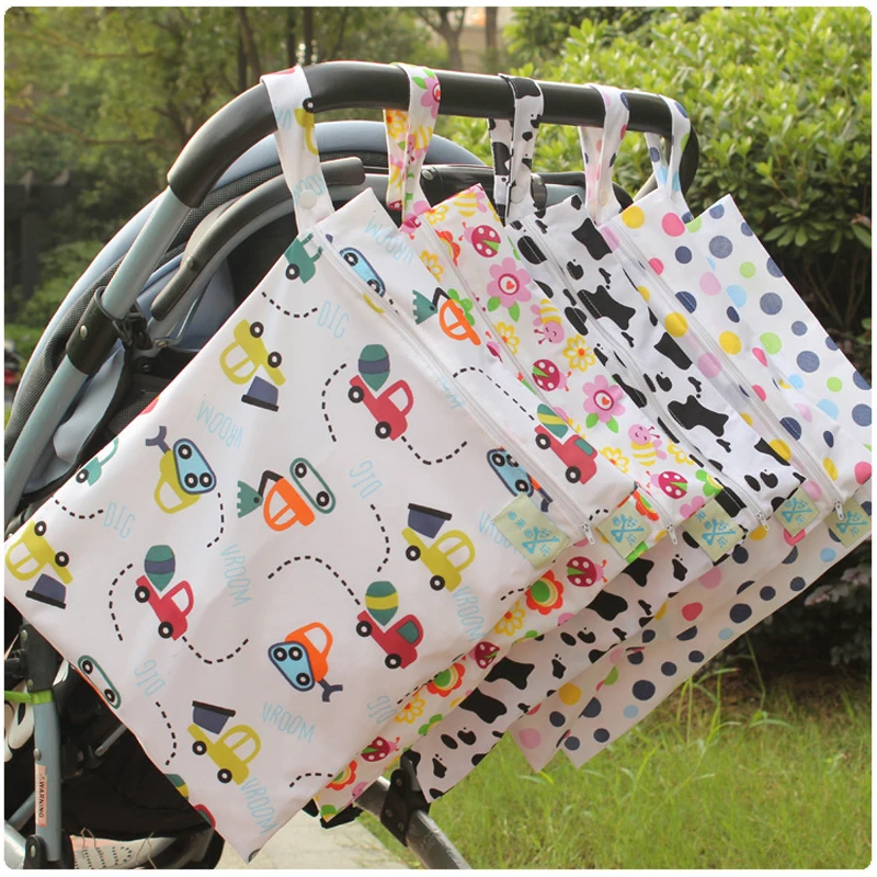 Bolsas impermeables para pañales de bebé – 38x28 cm reutilizables - imagen 3