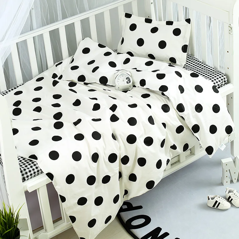 Juego de cama bebé con sábana, funda y edredón suave para cuna - imagen 4