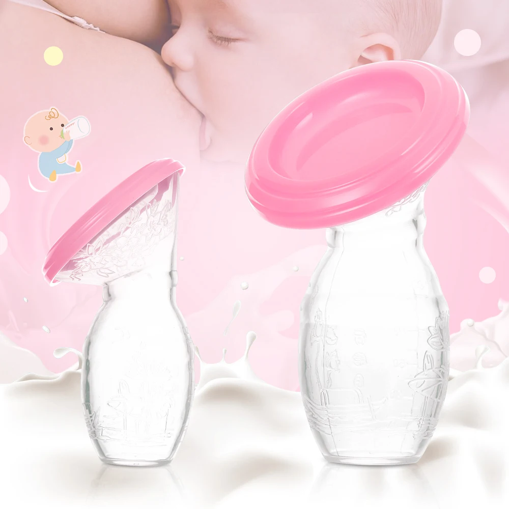 Extractor de leche manual de silicona para madres lactantes