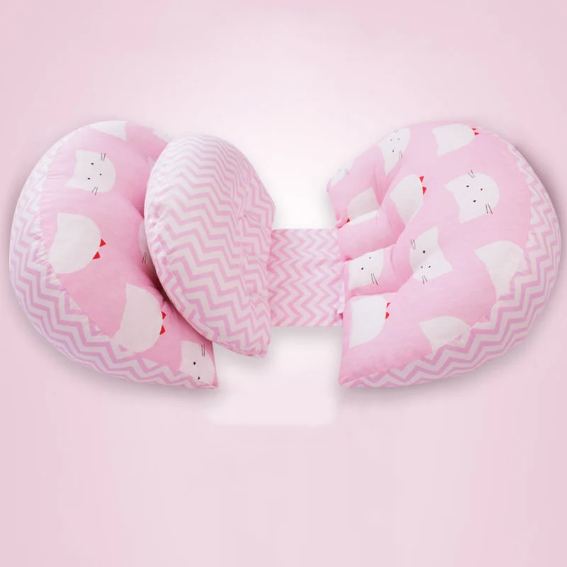 Almohada de embarazo en U para dormir de lado, ajustable