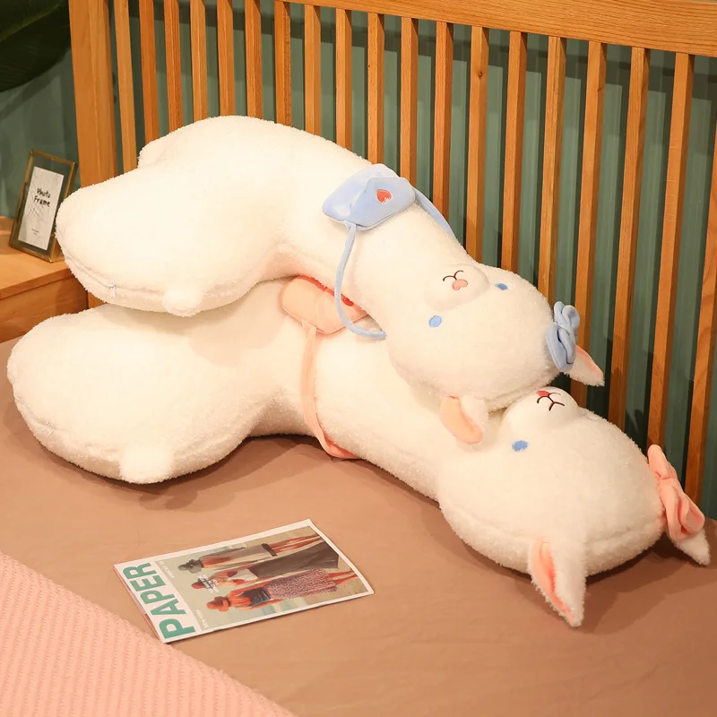 Peluche alpaca tierno en cojín suave infantil - imagen 4