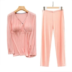 Pijama de lactancia para embarazo y maternidad, camisón holgado