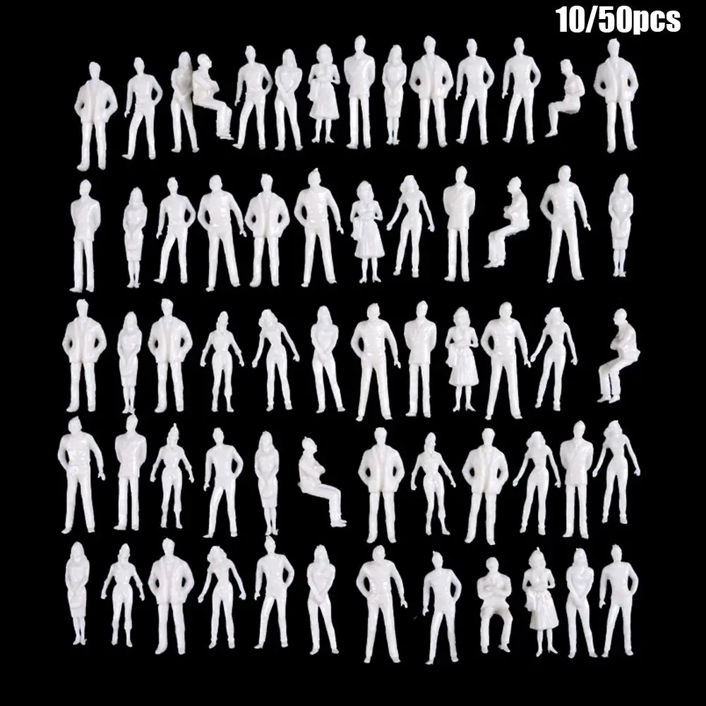 Figuras de personas en miniatura para casas de muñecas